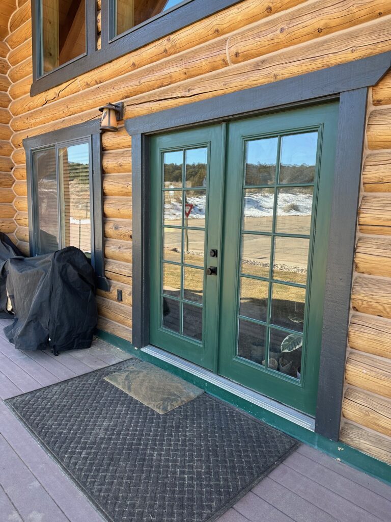 Scenic view from a Dutch John cabin in Utah, surrounded by natural beauty.